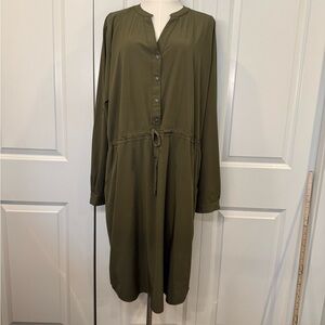 Orvis Green Long Sleeve XXL Travel Dress